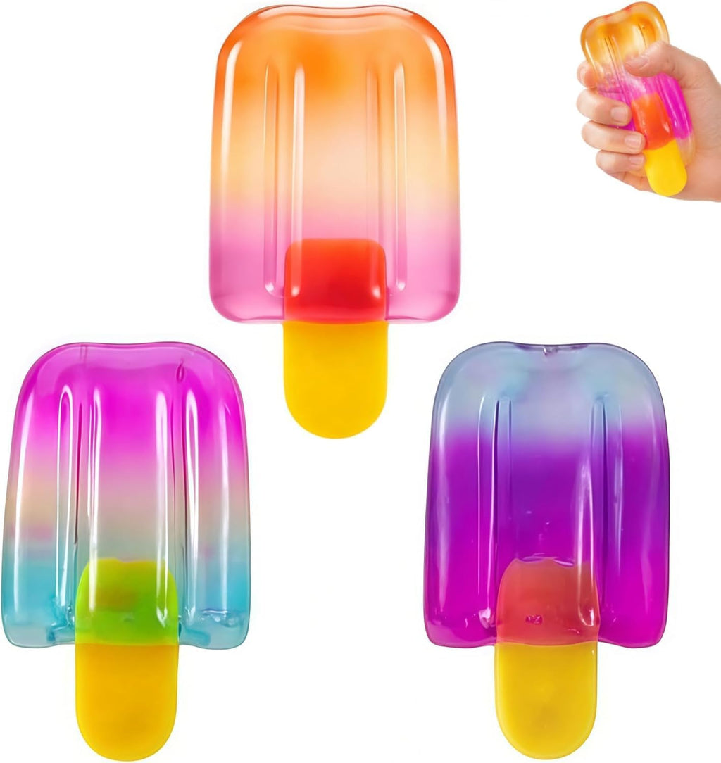 Ice Cream Squeeze Stress Relief Toy, Summer Sensory Stress Reduction & Anxiety Relief