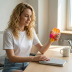Ice Cream Squeeze Stress Relief Toy, Summer Sensory Stress Reduction & Anxiety Relief
