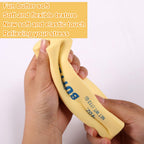 Butter Squeeze Squishy Toy, PU Material Butter Stick Slow Rising Squeeze Food Fidget Toy for Office School (Light Yellow)
